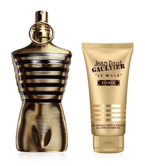 ZESTAW JEAN PAUL GAULTIER LE MALE ELIXIR PARFUM Z ŻELEM DO KĄPIELI